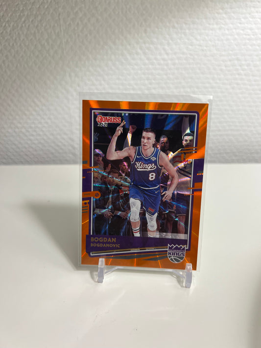 Panini Donruss 20-21 - Bogdan Bogdanovic Orange Laser - Sacramento Kings