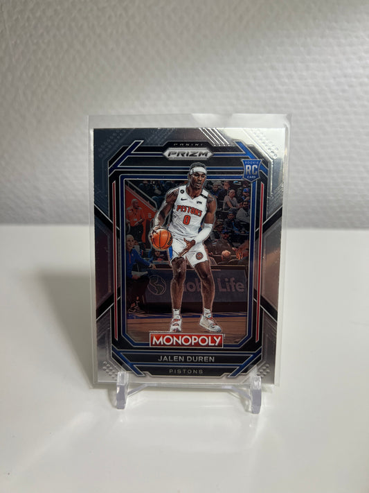Panini Prizm Monopoly 22-23 - Jalen Duren RC Card - Detroit Pistons